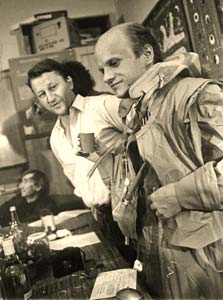 Первый космонавт Самотёки и министр внешних сношений Юрка Япончик.